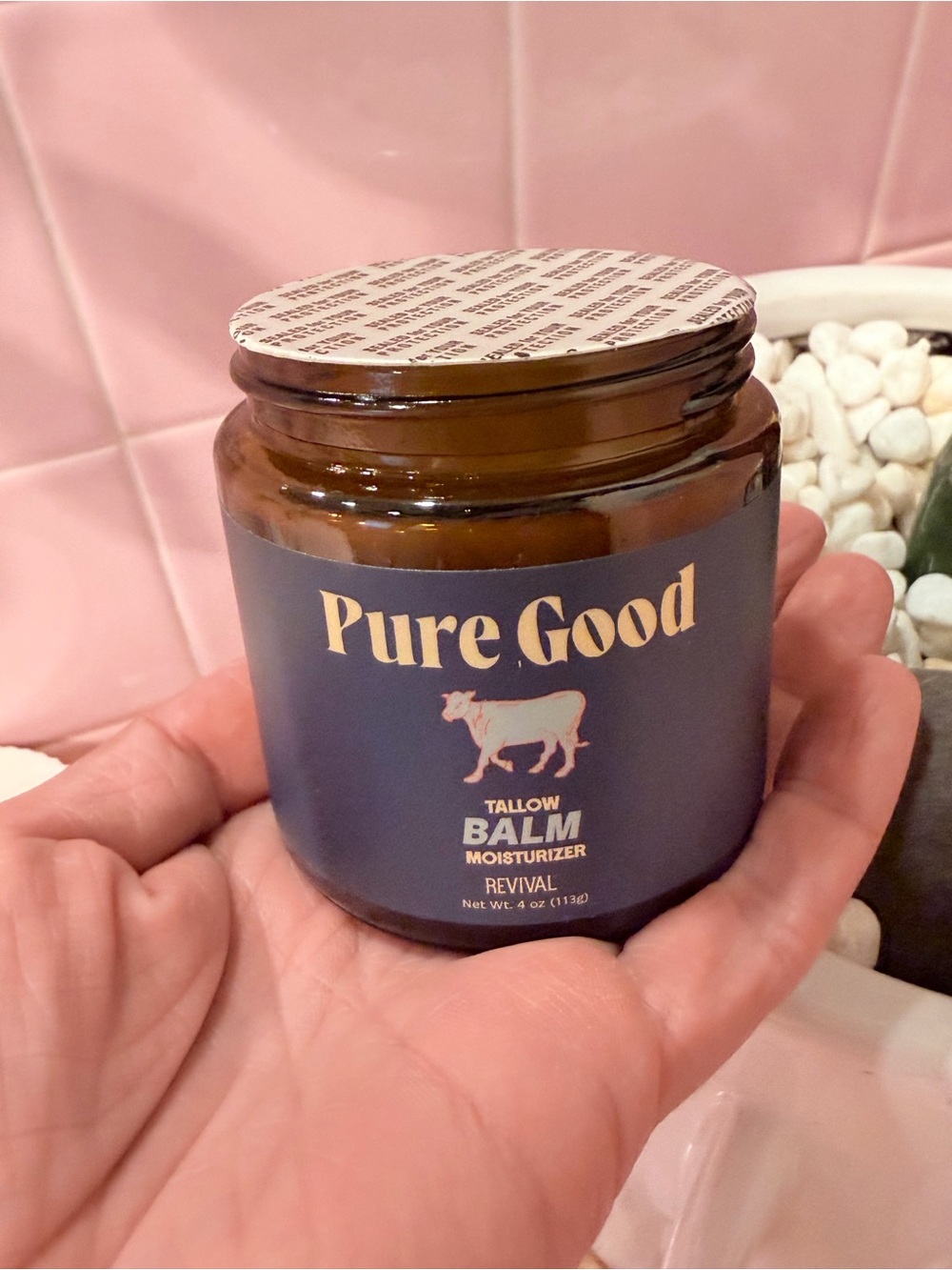 Pure Good Revival Tallow Balm - Nourishing Moisturizer (Blue & Gold) - Picture 3 of 3